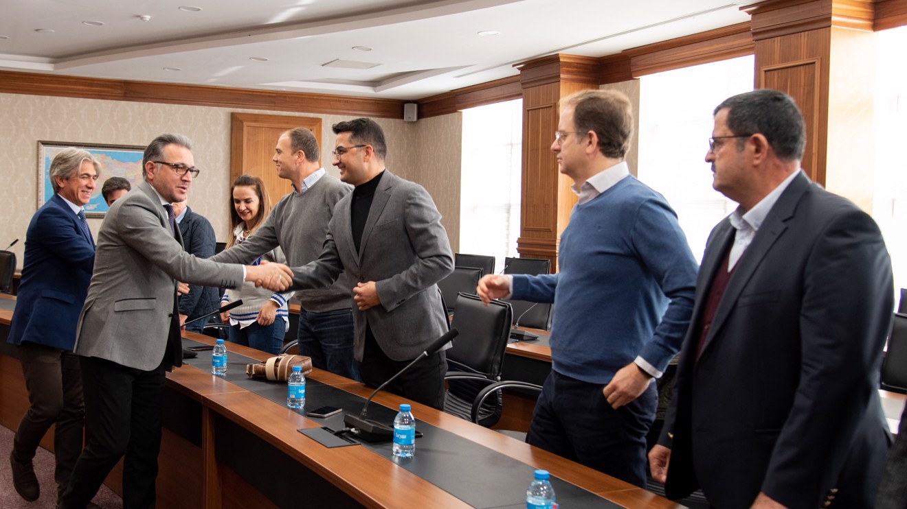 Sürdürülebilir Tarım ve Yaşam - Yaşayan Topraklar Projesi’nin paydaşları Rektör Aksoy’u ziyaret etti